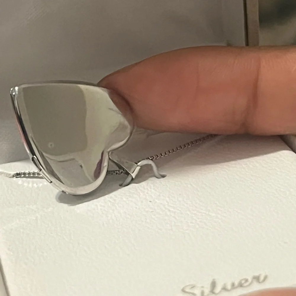 NWT Treasured Moments x Swarovski | Sterling Silver Heart Locket - Picture 6 of 6